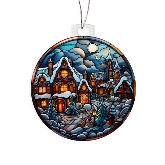 Christmas Ornament-Village Christmas Night