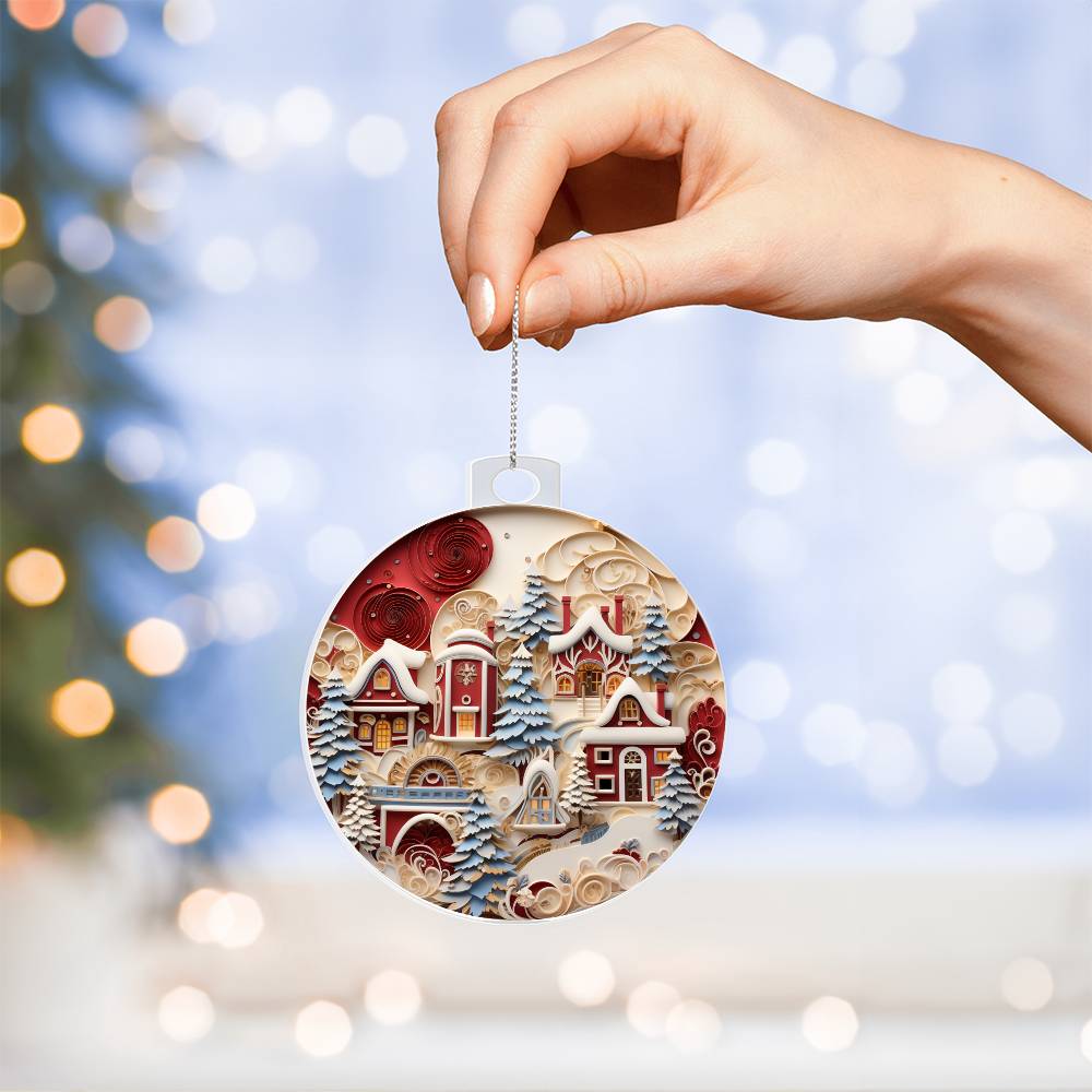 Christmas Ornament-Winter Village