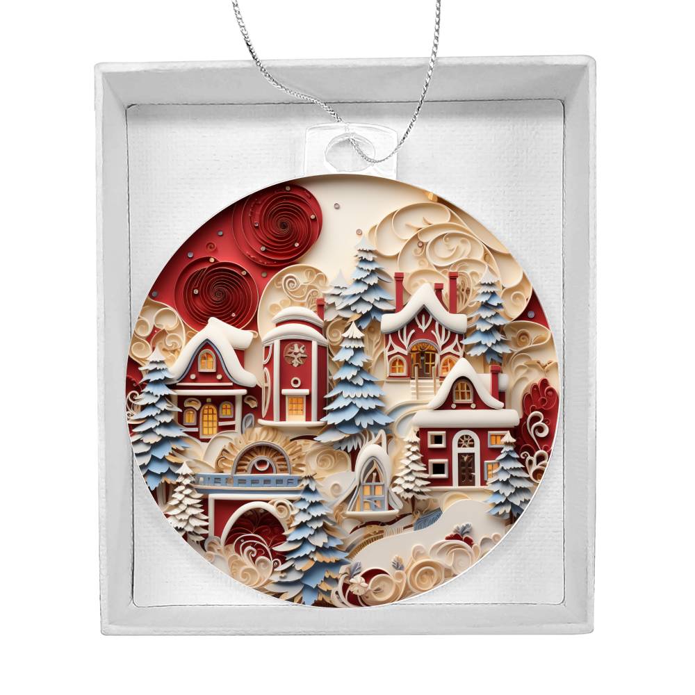 Christmas Ornament-Winter Village