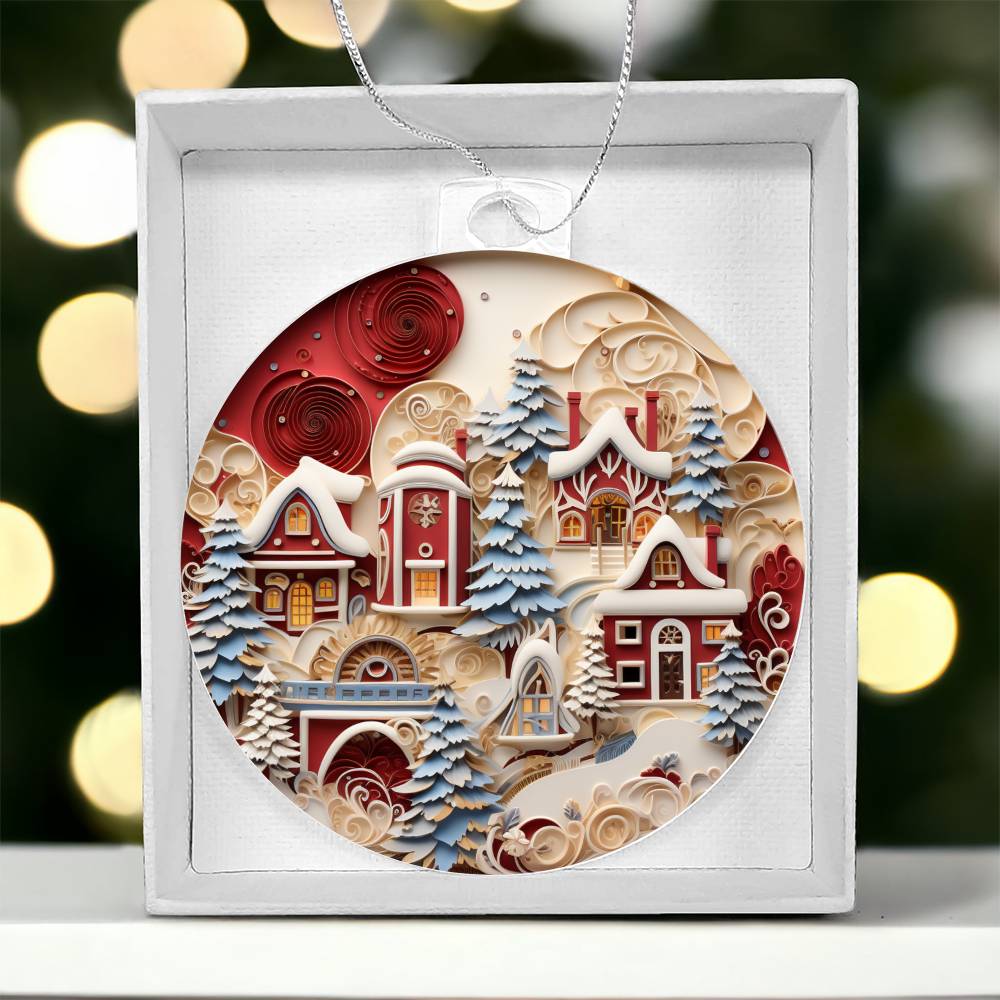 Christmas Ornament-Winter Village