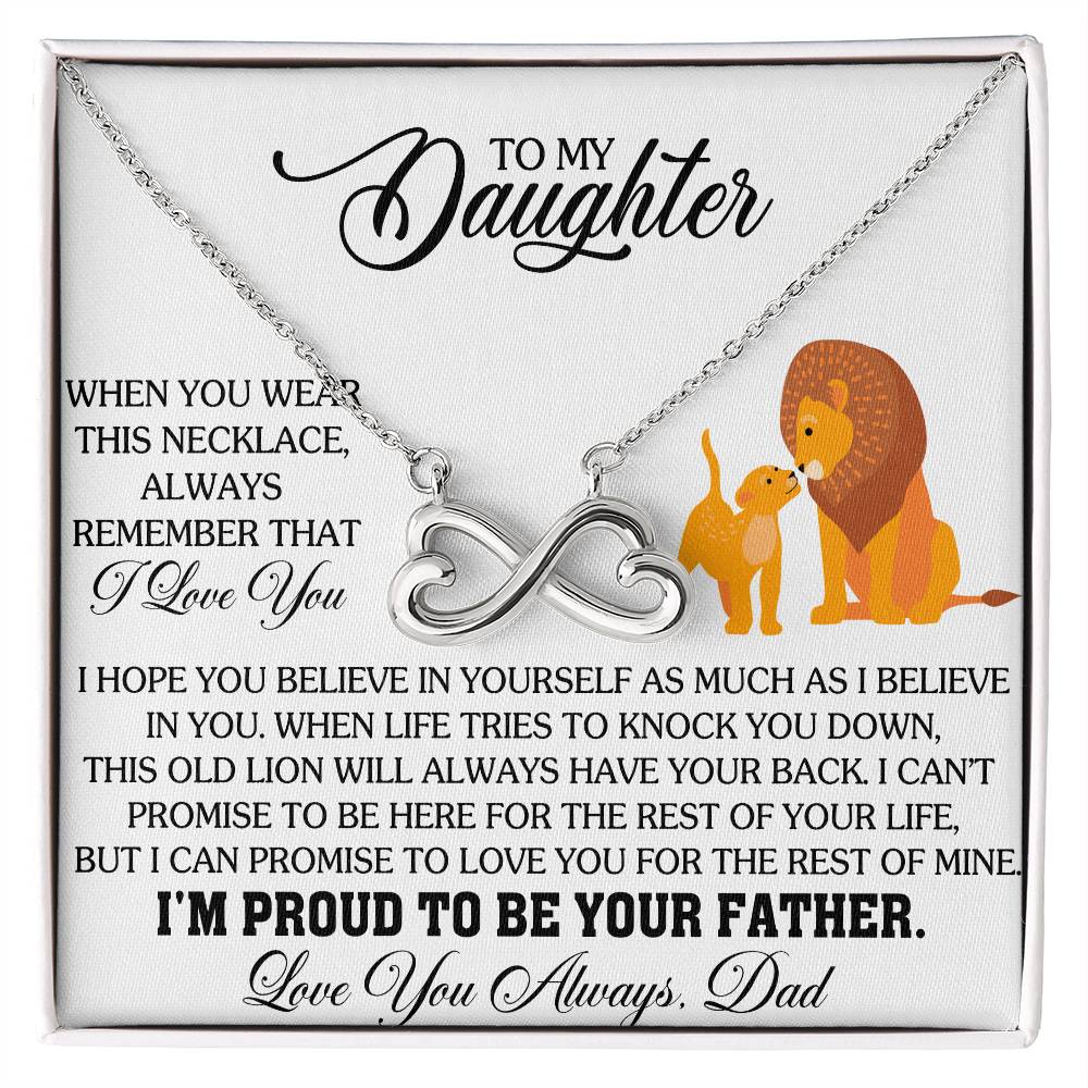 To my Daughter- Endless Love Necklace