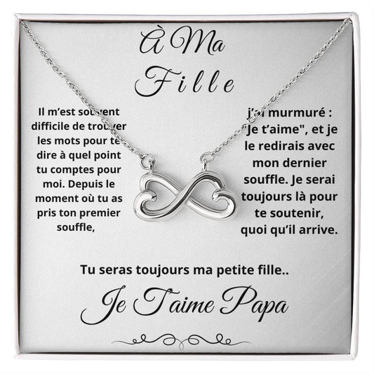 A ma Fille - Collier d'amour infini