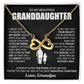 To my Beautiful Granddaughter-Endless love Necklace
