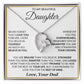 To my Daughter- Forever Love Necklace
