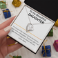 To my Beautiful Daughter proud of you - Forever Love Necklace from mom