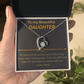To my Beautiful Daughter proud of you - Forever Love Necklace from Mom