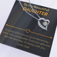 To my Beautiful Daughter proud of you - Forever Love Necklace dad