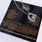 To my Wife Forever Love necklace i know i'm not perfect