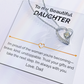 To my Beautiful Daughter proud of you - Forever Love Necklace dad