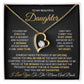 To my beautiful Daughter- Forever Love Necklace