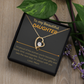 To my Beautiful Daughter proud of you - Forever Love Necklace from Mom