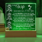 To my Wife - Acrylic Square Plaque