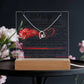 To my beautiful Wife - Keepsake Acrylic & Forever Love Necklace